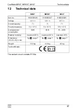 Preview for 37 page of Dometic Coolmatic MH07 Installation And Operating Manual