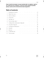 Preview for 12 page of Dometic COOLMATIC Installation And Operating Manual