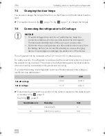 Preview for 21 page of Dometic COOLMATIC Installation And Operating Manual