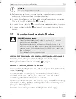 Preview for 22 page of Dometic COOLMATIC Installation And Operating Manual