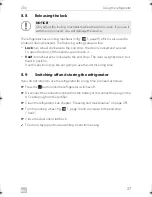 Preview for 27 page of Dometic COOLMATIC Installation And Operating Manual