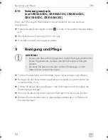 Preview for 52 page of Dometic COOLMATIC Installation And Operating Manual