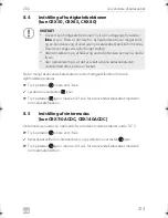 Preview for 213 page of Dometic COOLMATIC Installation And Operating Manual