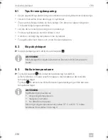 Preview for 236 page of Dometic COOLMATIC Installation And Operating Manual