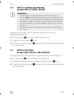 Preview for 237 page of Dometic COOLMATIC Installation And Operating Manual