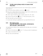 Preview for 421 page of Dometic COOLMATIC Installation And Operating Manual