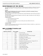 Preview for 7 page of Dometic CR330 Installation & Maintenance Manual