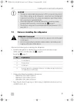 Preview for 21 page of Dometic CRE0050 Installation And Operating Manual