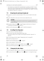 Preview for 22 page of Dometic CRE0050 Installation And Operating Manual