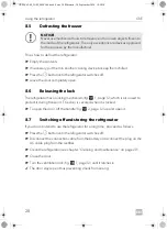 Preview for 28 page of Dometic CRE0050 Installation And Operating Manual