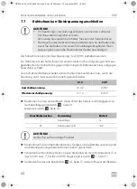 Preview for 44 page of Dometic CRE0050 Installation And Operating Manual