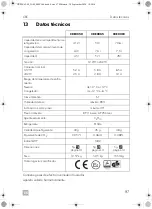 Preview for 97 page of Dometic CRE0050 Installation And Operating Manual