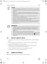 Preview for 154 page of Dometic CRE0050 Installation And Operating Manual