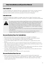 Preview for 13 page of Dometic CRX 50 Short Installation And Operation Manual