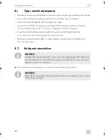 Preview for 44 page of Dometic CRX0065D Installation And Operating Manual