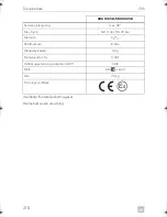 Preview for 216 page of Dometic CRX0065D Installation And Operating Manual