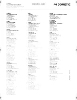 Preview for 380 page of Dometic CRX0065D Installation And Operating Manual