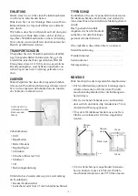 Preview for 3 page of Dometic CS 160 User Manual