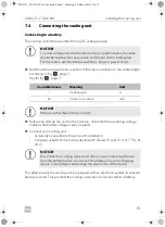 Предварительный просмотр 15 страницы Dometic CS-NCVM Installation And Operating Manual