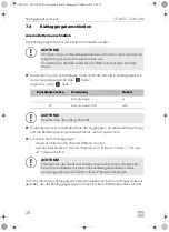 Предварительный просмотр 28 страницы Dometic CS-NCVM Installation And Operating Manual