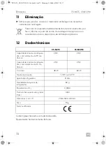 Предварительный просмотр 72 страницы Dometic CS-NCVM Installation And Operating Manual