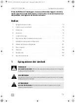 Предварительный просмотр 73 страницы Dometic CS-NCVM Installation And Operating Manual