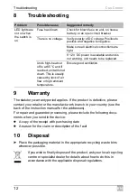 Предварительный просмотр 12 страницы Dometic Cup Cooler Installation And Operating Manual