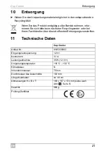 Предварительный просмотр 21 страницы Dometic Cup Cooler Installation And Operating Manual