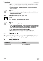 Предварительный просмотр 72 страницы Dometic Cup Cooler Installation And Operating Manual