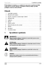 Предварительный просмотр 111 страницы Dometic Cup Cooler Installation And Operating Manual