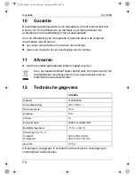 Preview for 69 page of Dometic CV 2004 Installation And Operating Manual