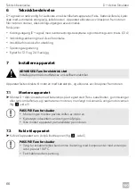 Preview for 66 page of Dometic D+ Assembly, Installation And Operating Manual