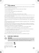 Preview for 22 page of Dometic D154F Short Installation And Operation Manual