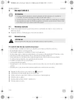 Preview for 110 page of Dometic DAB402 Installation And Operating Manual