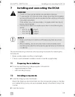 Preview for 19 page of Dometic DC-Kit DSP-T12 Installation And Operating Manual