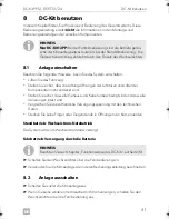 Preview for 41 page of Dometic DC-Kit DSP-T12 Installation And Operating Manual