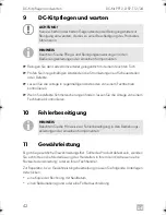 Preview for 42 page of Dometic DC-Kit DSP-T12 Installation And Operating Manual