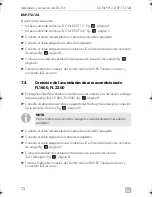 Preview for 72 page of Dometic DC-Kit DSP-T12 Installation And Operating Manual