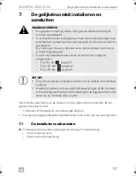 Preview for 121 page of Dometic DC-Kit DSP-T12 Installation And Operating Manual