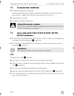 Preview for 122 page of Dometic DC-Kit DSP-T12 Installation And Operating Manual