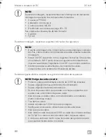 Preview for 60 page of Dometic DC-Kit1 Operating Manual