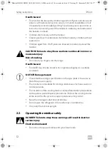 Preview for 12 page of Dometic DM 20NTED Installation And Operating Manual