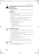 Preview for 13 page of Dometic DM 20NTED Installation And Operating Manual