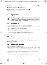 Preview for 19 page of Dometic DM 20NTED Installation And Operating Manual