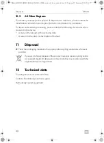 Preview for 22 page of Dometic DM 20NTED Installation And Operating Manual