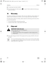 Предварительный просмотр 20 страницы Dometic DM20 Series Operating Manual