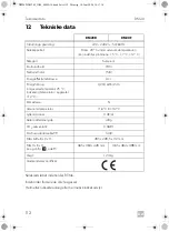 Предварительный просмотр 112 страницы Dometic DM20 Series Operating Manual