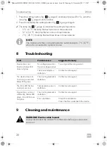 Preview for 20 page of Dometic DM20D Installation And Operating Manual