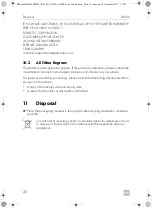 Preview for 22 page of Dometic DM20D Installation And Operating Manual