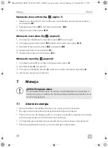 Preview for 48 page of Dometic DM20D Installation And Operating Manual